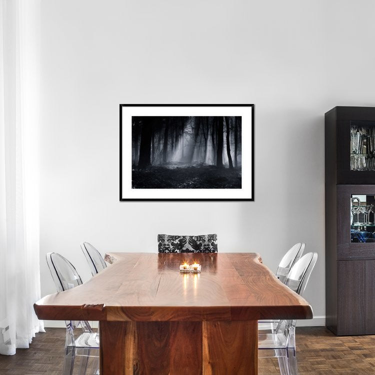 "Capela Forest" Framed Digital Print by Julien Oncete, 44x32"