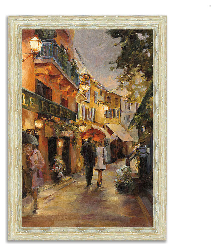 "Evening In Paris " By Marilyn Hageman, Framed Painting Print, Ready To Hang
