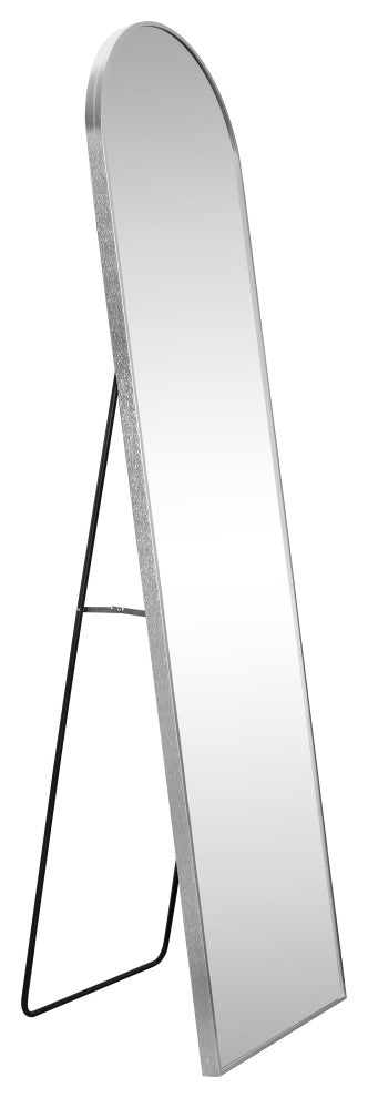 Adrian Large Arched Metal Framed Floor Full-Length Mirror
