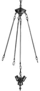 Meyda Lighting  20515 34"H 3X16"Rod/16"Ctr/3LT Clstr Invert