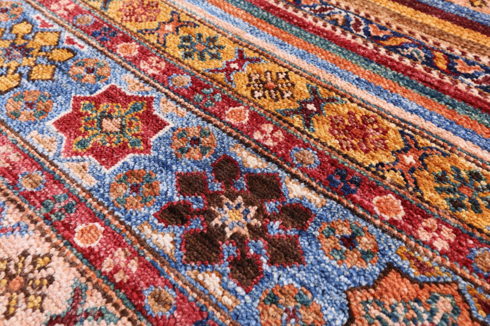Khorjin Super Kazak Handmade Wool Rug 2' 8" X 4' 2" Q10789