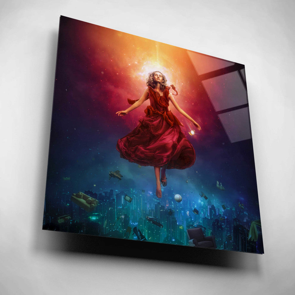 Epic Art 'Elevate' by Mario Sanchez Nevado, Acrylic Glass Wall Art, 12"x12"