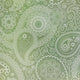 Crazy Paisley Privacy Window Film White, Non-Adhesive, Standard 36"x48"