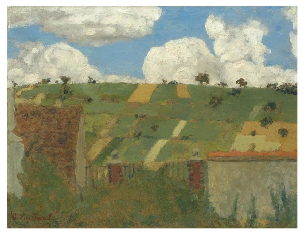 "Landscape of the Ile-de-France, 1894" Paper Print by Edouard Vuillard, 50"x38"