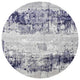 Ahgly Company Indoor Round Mid-Century Modern Area Rugs, 8' Round