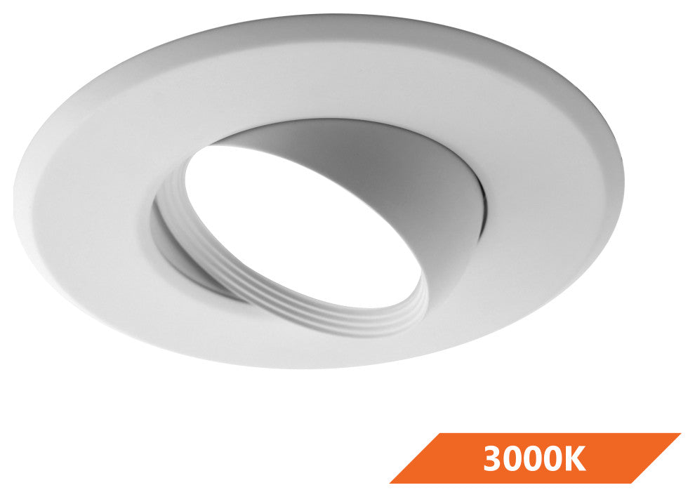 NICOR LED Eyeball Downlight Kit for 5 and 6 inch housings, Dimmable, 3000k