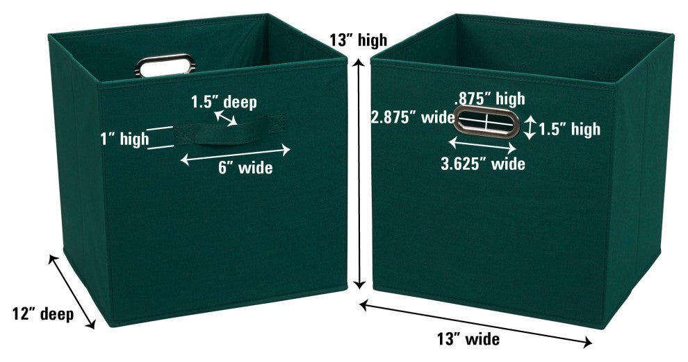 Fabric Storage Bins 2 Piece Set