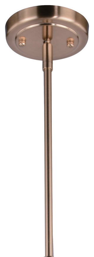 Madison 7L Chandelier Architectural Bronze and Natural Brass