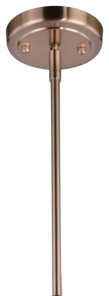 Madison 7L Chandelier Architectural Bronze and Natural Brass