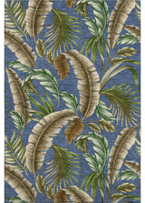 Addison Premium Washable Mayfield AMF196 Blue 5' x 7'6" Rug