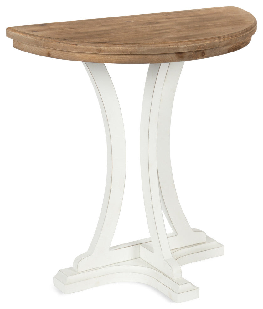 Linsley Wood Console Table, Rustic Brown 30x15x31