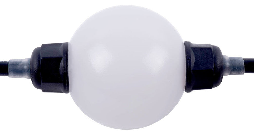 10-Light RGB G42 Tricklits Light, Black Wire 6" Spacing 5' Long