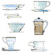 "Good Brew XI" Digital Paper Print by Sue Schlabach, 38"x38"