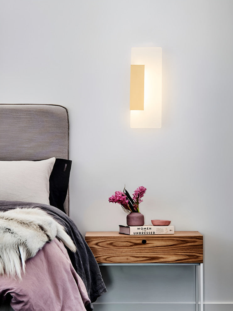 Modern LED Wall Lamp Ultra Thin for Living Room, Bedroom, B, Cool Light