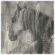 "Glance Greige Crop" Digital Paper Print by Albena Hristova, 32"x32"