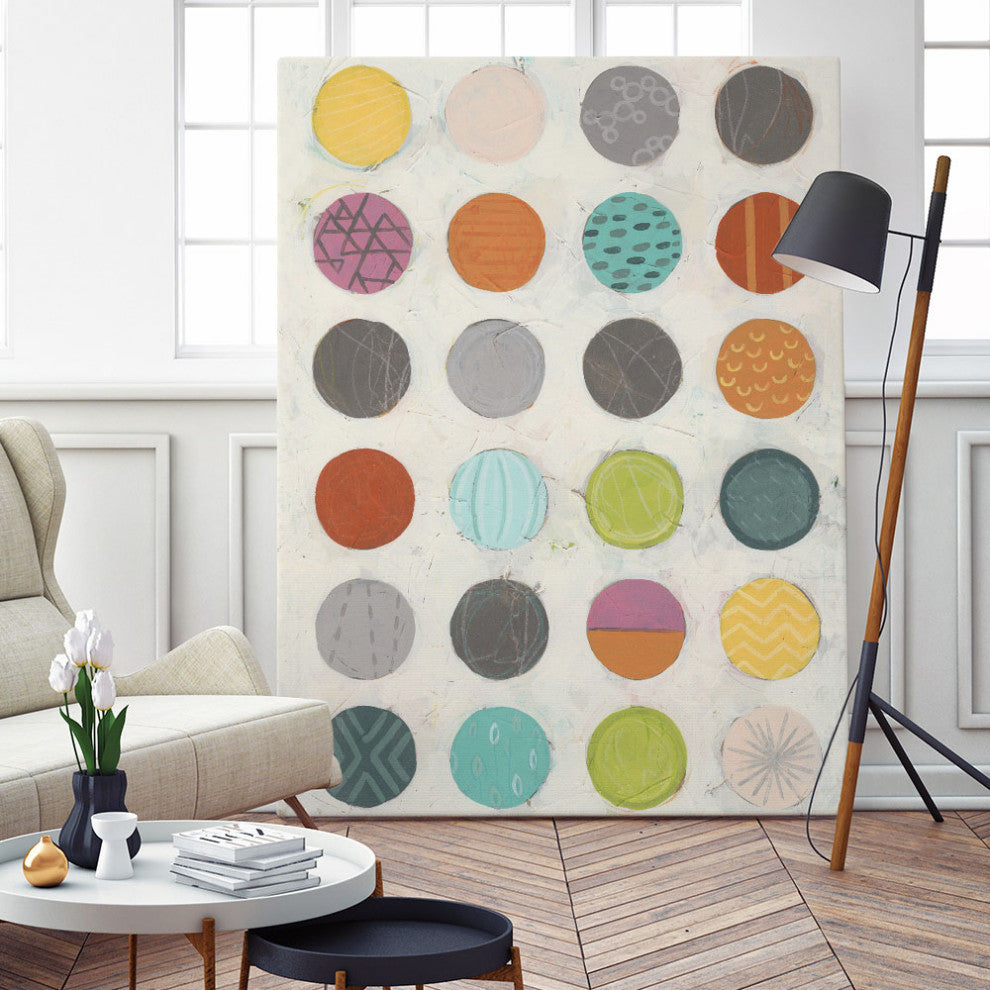 "Pattern Interaction II" Fine Art Giant Canvas Print, 54"x72"