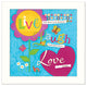 "Love Always" By Mollie B., Printed Wall Art, Ready To Hang, White Frame