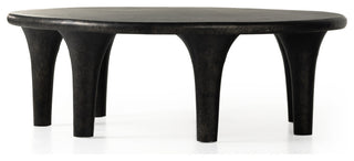 Kelden Coffee Table-Raw Black