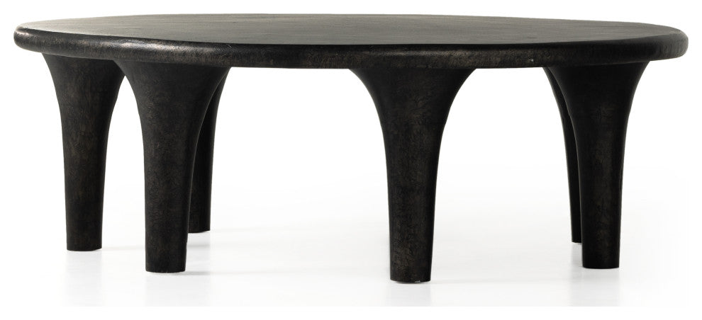 Kelden Coffee Table-Raw Black