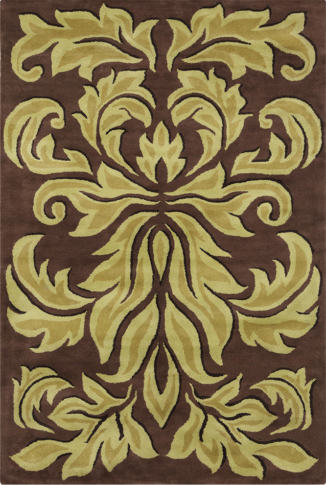 Allie Floral Contemporary Area Rugs