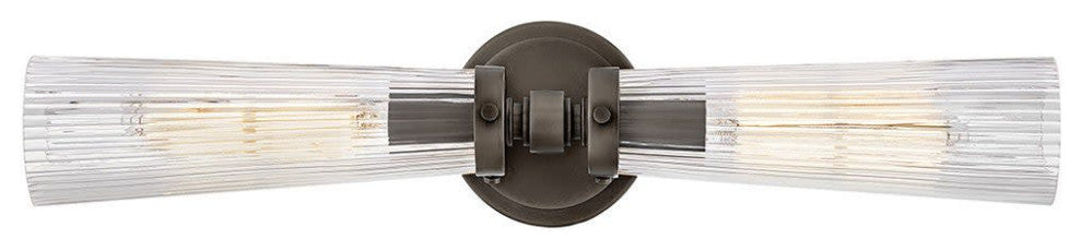 Hinkley Lighting 50092 Jude 2 Light 24"W Bath Bar - Black Oxide