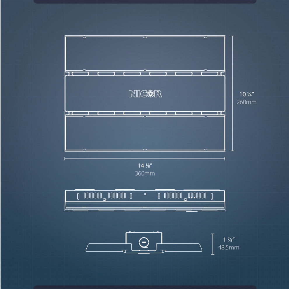HML1 130-Watt Linear LED High Bay, 5000K
