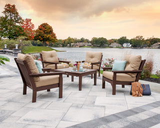 POLYWOOD Vineyard 5-Piece Deep Seating Conversation Set