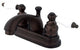 Kingston 4" Centerset Bathroom Faucet w/Retail Pop-Up, Oil Rubbed Bronze