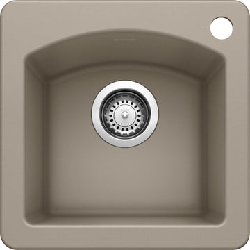 Blanco 441295 Diamond Silgranit II Bar Sink (Truffle)