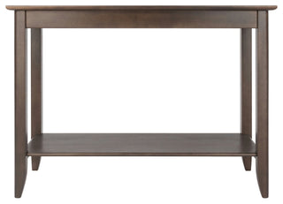 Santino Console Hall Table, Oyster Gray
