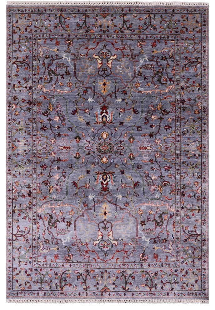 Persian Tabriz Handmade Wool Rug 5' 8" X 7' 10" - Q12758