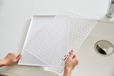 Tower Sink Side Glass Drainer, White