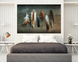 Feather Collection I Fine Art Giant Canvas Print 72"X48"