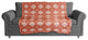 Folk Southwestern Pattern in Red Fleece Blanket