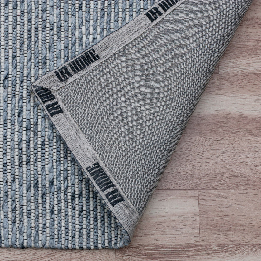 Camden Blue/Ivory Transitional Diamond Wool Indoor Area Rug, 9' x 12'