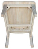 Mission Style Unfinished Wood Dining Chair