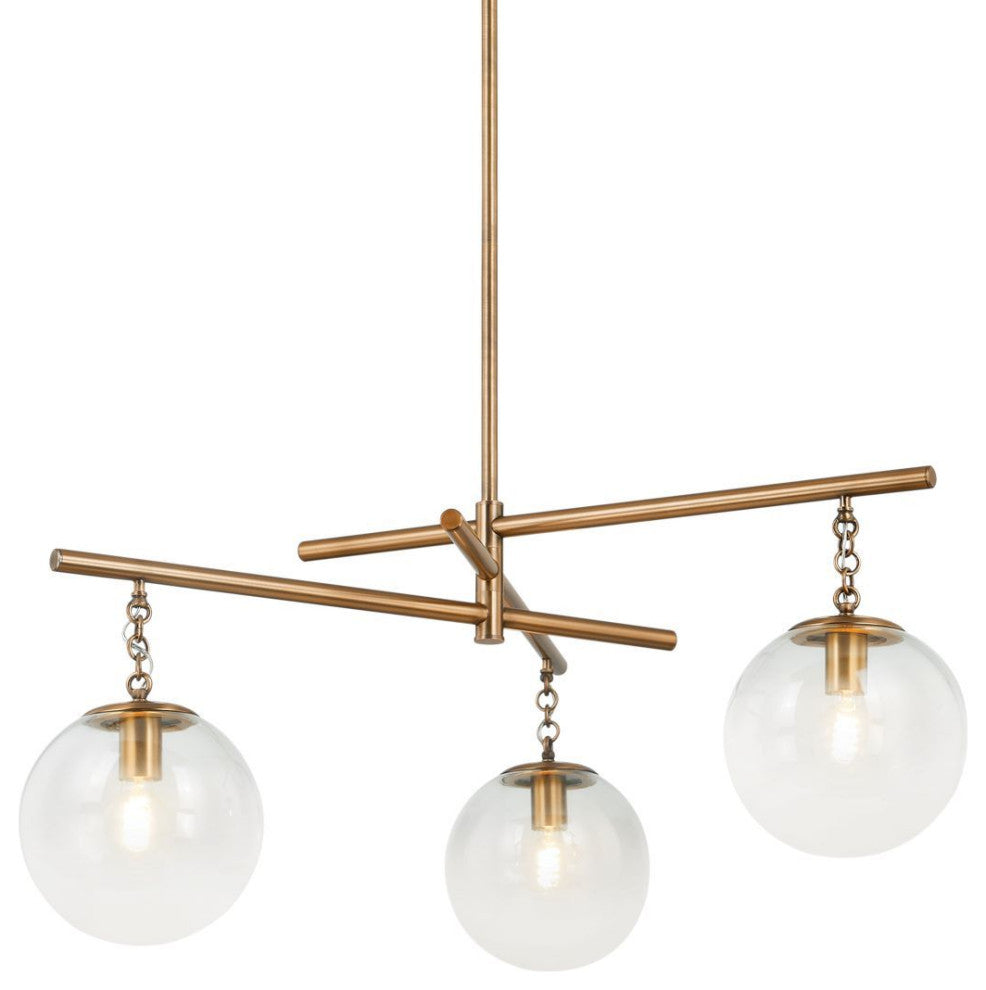 Wade Chandelier, Patina Brass