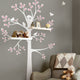 Shelving Tree Decal With Birds, New Style, Color Scheme B, Standard, 55"x94"