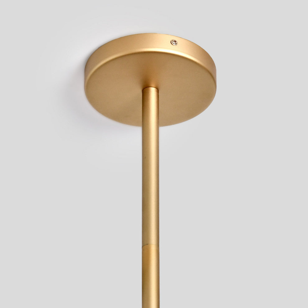 Wendy 6-Light Iron and Rattan Chandelier