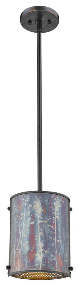 Ryker 1-Light Bronze Patina Pendant