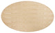 Lippa 78" Wood Oval Dining Table, Black Natural
