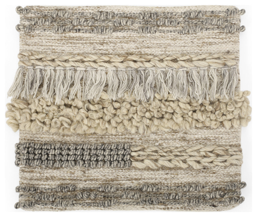 Arunah Hand-Loomed Boho Pillow Cover, Single