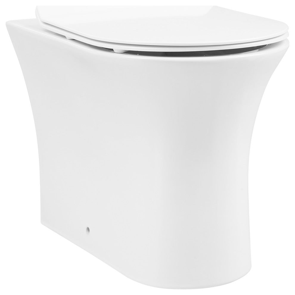 Cascade Back-to-Wall Elongated Toilet Bowl