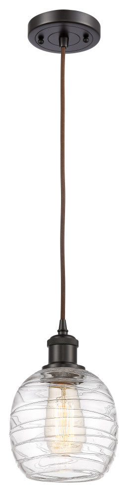 Innovations 516-1P-OB-G1013 1-Light Mini Pendant Oil Rubbed Bronze