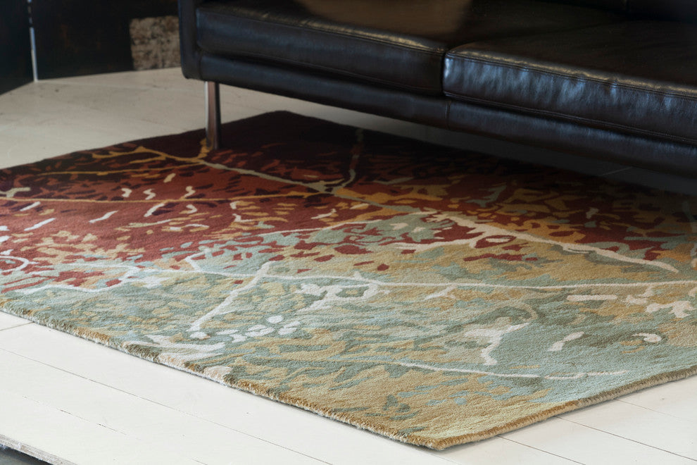 Nirvana Contemporary Area Rug, 9''x13'' Rectangle