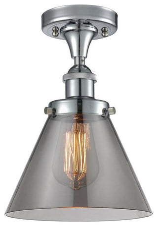 INNOVATIONS LIGHTING 916-1C-PC-G43-LED Large Cone 1 Light Semi-Flush Mount