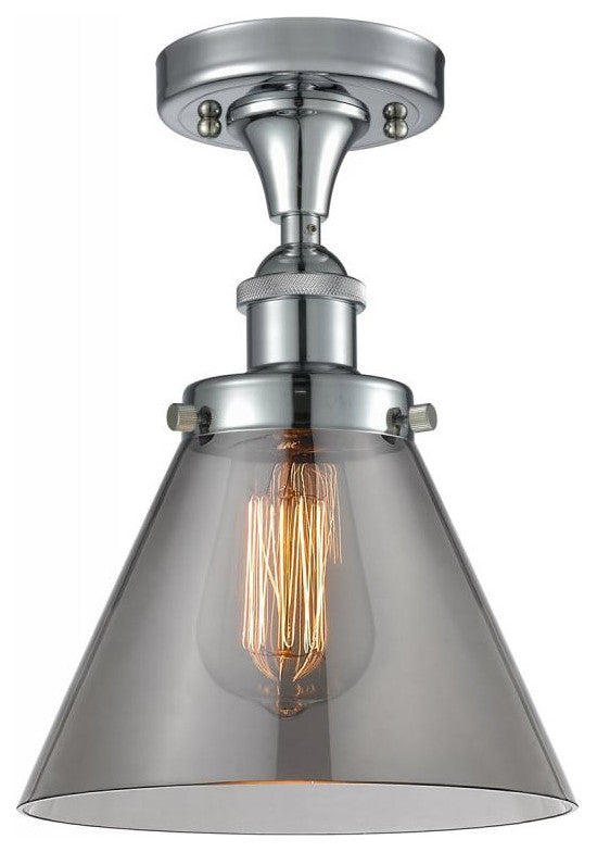 INNOVATIONS LIGHTING 916-1C-PC-G43-LED Large Cone 1 Light Semi-Flush Mount