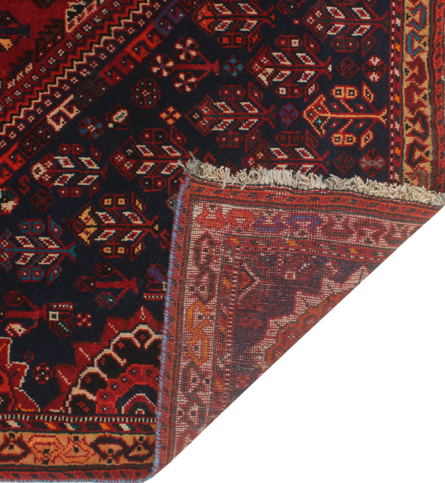 Fine Vintage Distressed Temor Red Rug