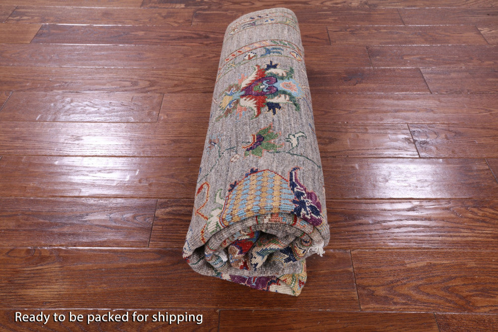 5' 1" X 6' 9" Hand Knotted Persian Tabriz Wool Rug Q10144