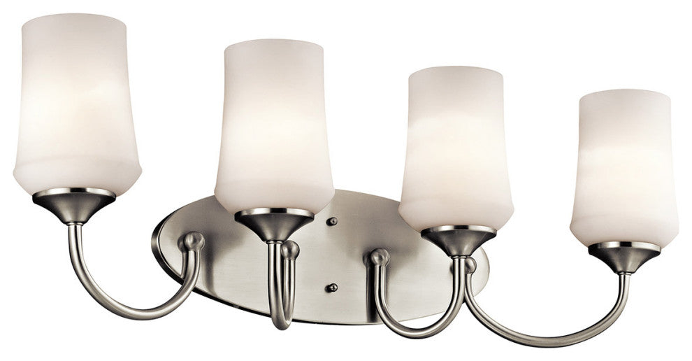 Kichler Aubrey 4 Light Bath Light in Brushed Nickel